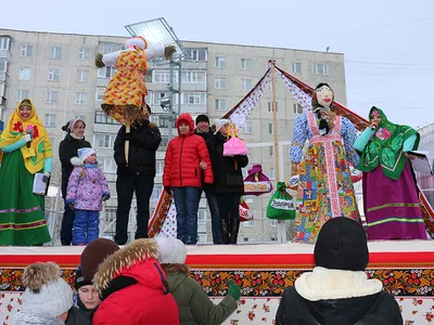 В ст. Старокорсунской прошел праздник «Прощай, Масленица!» :: Krd.ru