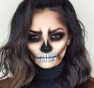 Макияж на Хэллоуин 2020 – легкий макияж в домашних условиях