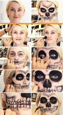 Как сделать макияж на Halloween в домашних условиях: 10 видеоуроков