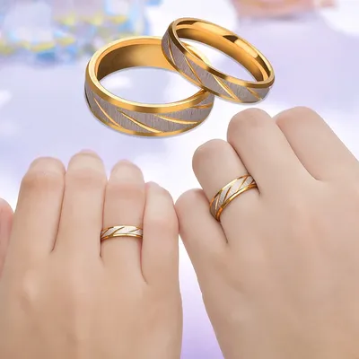 Необычные классические обручальные кольца