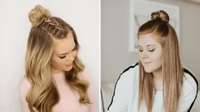 ПРОСТЫЕ ПРИЧЕСКИ для ДЕВОЧЕК на 1 сентября. Прически из Резиночек.  Hairstyle for long hair. - YouTube