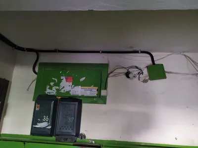 Электропроводка в гараже, наружная часть электропроводки гаража, VSE-E /  Новости