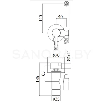 Смеситель для псевдобиде Frap F7505-2 (ID#101493765), цена: 147 руб.,  купить на Deal.by