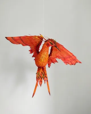 Красный птица феникс в огненном вихре Stock-Vektorgrafik | Adobe Stock