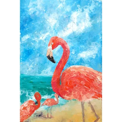 Экзотическая птица-фламинго, рисуем цветными карандашами. Поэтапный  мастер-класс. | Рисуем вместе | Дзен
