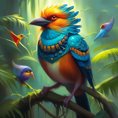 Птица говорун» — создано в Шедевруме