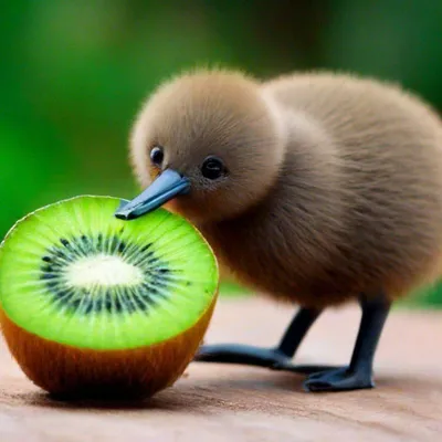 Киви: птица или фрукт?» — создано в Шедевруме