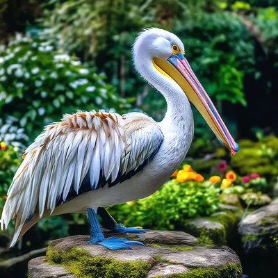 Крутая птица пеликана в воде Стоковое Изображение - изображение  насчитывающей пеликан, местно: 186504231