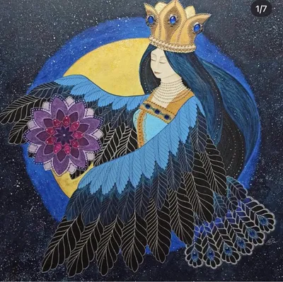 Набор для вышивания «Птица Сирин» – Owlforest Embroidery