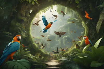 джунгли птицы toucan стоковое фото. изображение насчитывающей листво -  21040516