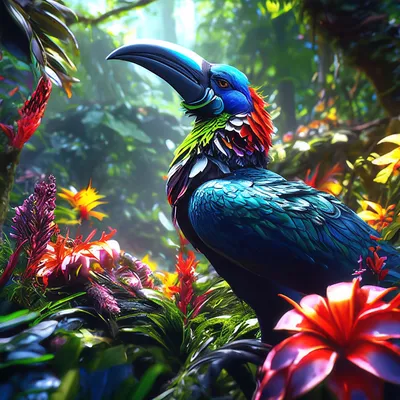 птицы в джунглях PNG , птицы, дятел, сова PNG картинки и пнг рисунок для  бесплатной загрузки