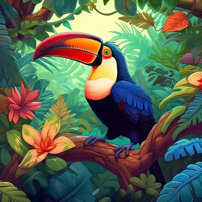 Птицы тропических лесов - 70 фото