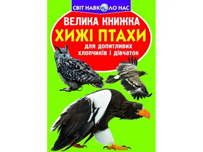 Умка Детская энциклопедия с развивающими заданиями Хищные птицы
