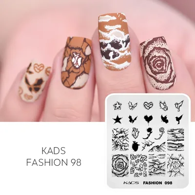 Купить KADS Flower 001 Подсолнух Птицы Красота Узоры для дизайна ногтей  Штамповочные пластины Инструменты для ногтей DIY Украшение печатной  пластины | Joom