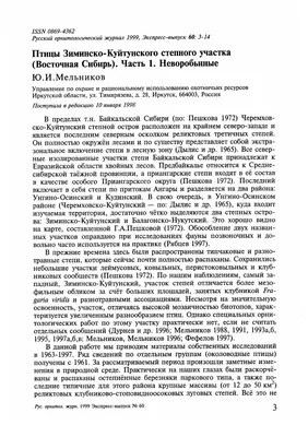 Дистанционный курс по основам бердвотчинга , определению и изучению  городских птиц