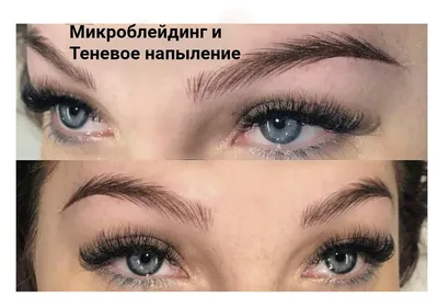 Растушевка теневая-пудровая - microblading.uz