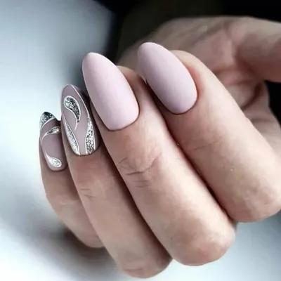 Дизайн ногтей пудровый или цвет увядающей розы. | Nail trends, Bride nails,  Bridal nails