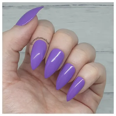 Purple Galaxy Almond Nails - Press On Nails – BTArtbox Nails