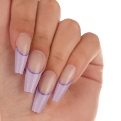 Purple Press On False Nails | Creative Nails