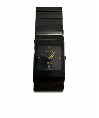 Часы наручные керамические Rado Jubile Black (копия) (ID#23468604), цена:  126 руб., купить на Deal.by