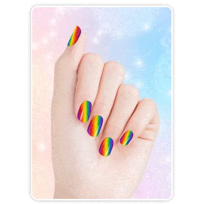 Rainbow Nails Are the Happiest Beauty Trend We've Seen | Who What Wear UK