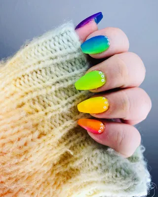 How To Create Rainbow Ombre Nails Using Dip Powder | DipWell | DipWell