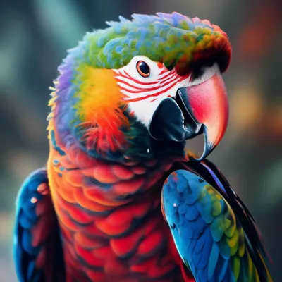 Многоцветный (радужный) лорикет 🦜 Особенная птица | Pet7