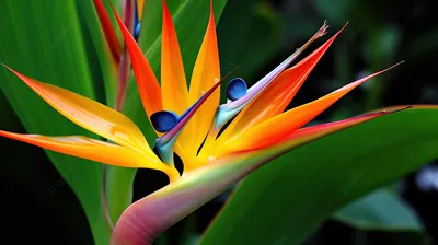 Красочная райская птица цветка - Strelitzia Reginae Стоковое Фото -  изображение насчитывающей свеже, цветок: 146130006