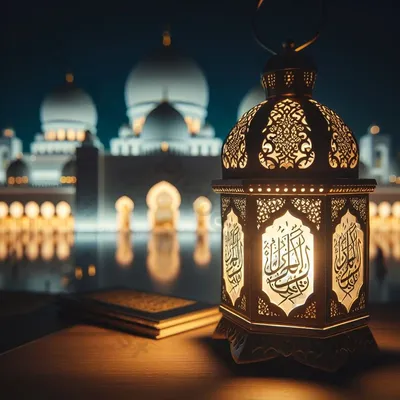 Eid mubarak ramadan greeting card Royalty Free Vector Image