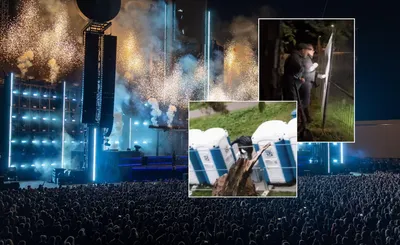 Солист Rammstein упал на концерте после того, как произнес несколько слов  на русском языке - Showbiz
