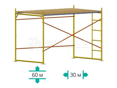 Рамные леса ЛСПР 20 секция 2х0,7х3м купить в Перми, цена в интернет-магазине