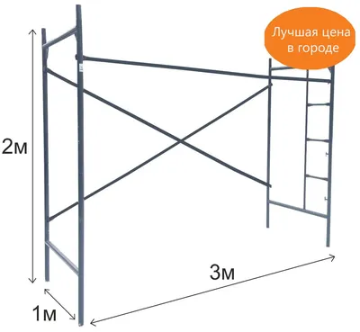 Рамные леса «Standard»: Рамные леса строительные