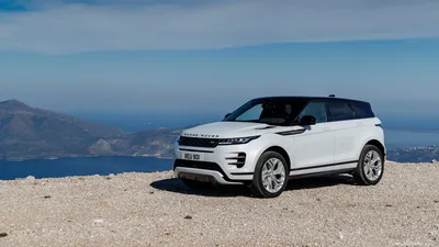 Обои на рабочий стол автомобили Range Rover Evoque R-Dynamic (Yulong White)  - 2019