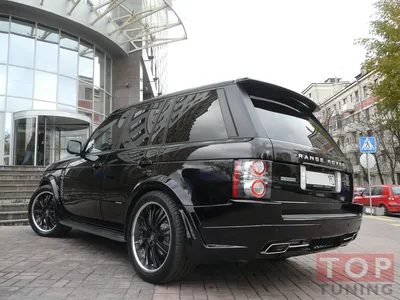 Обои tuning, lumma design, black, range rover, land rover, sky на рабочий  стол