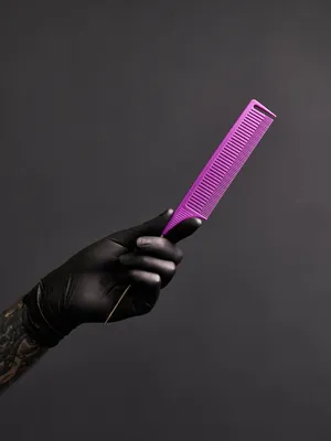 Расчёска для мелирования VEIL V2, с металлическим хвостиком, розовая купить  в интернет-магазине