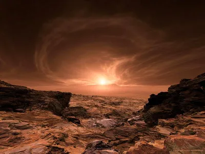 Марсоход Opportunity: Долина Упорства, Рочепорт, мыс Трибьюлейшн. Рассвет  на Марсе и спуск в долину Упорства, кратер Индевор