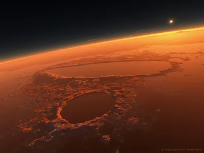 Закат на Марсе | Пикабу