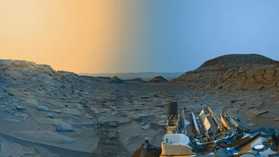 Как выглядят утро и полдень на Марсе - марсоход Curiosity передал на Землю  снимок - фото - ZN.ua