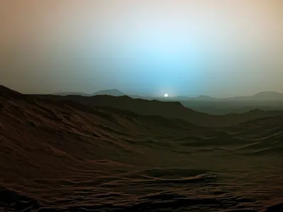 Закат на Марсе (66 фото) - 66 фото