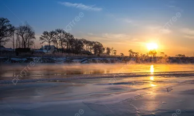 Рассвет на реке Лемовжа. Фотограф Кондратенко Руслан