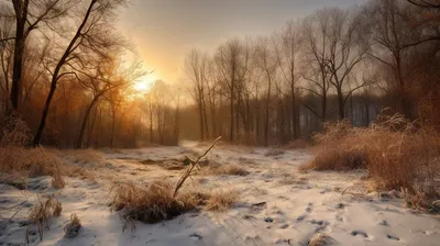 зимний рассвет в лесу, картинка ранней зимы, зима, рано фон картинки и Фото  для бесплатной загрузки