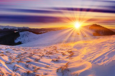 Рассвет зимой (87 фото) - 87 фото