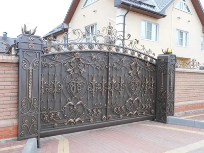 Кованые ворота и калитки Одесса 105 фото работ и цены на ворота
