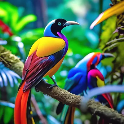 Уолтер Линсенмаиер - Три разноцветные птицы: Описание произведения | Артхив