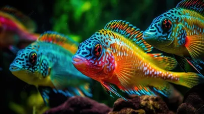 Аппликация из пластилина \" Разноцветные рыбки в аквариуме\". Пошаговый  мастер-класс с фото для детей. | Лепим с Таней | Дзен