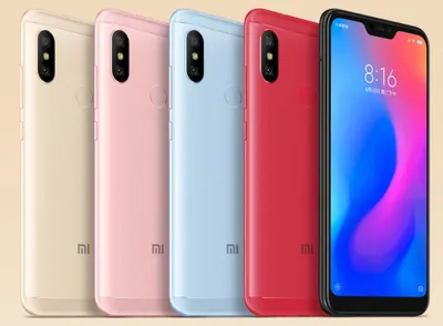 Смартфон Xiaomi Redmi 6 3/32Gb голубой