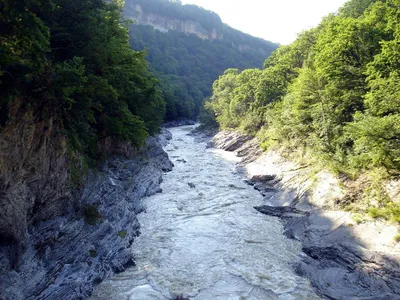 Река Белая в республике Адыгея