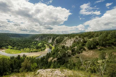 Карта глубин реки Белая в Уфе