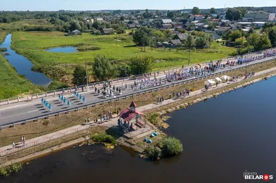 Знак истока реки Березины в Докшицах | Планета Беларусь