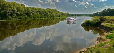 Река Десна в черте города Брянска - Retro photos